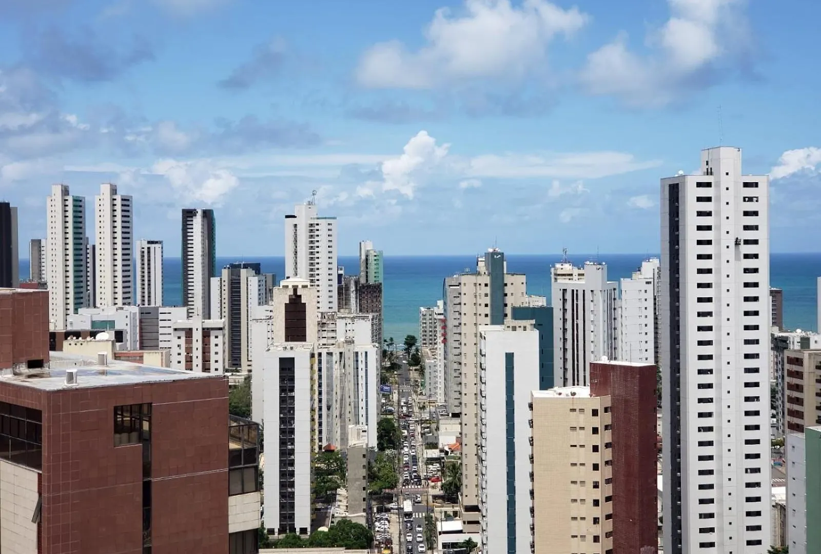 Apartment 2402 - Flat em Boa Viagem Praia, próx ao shopping, vista mar Recife