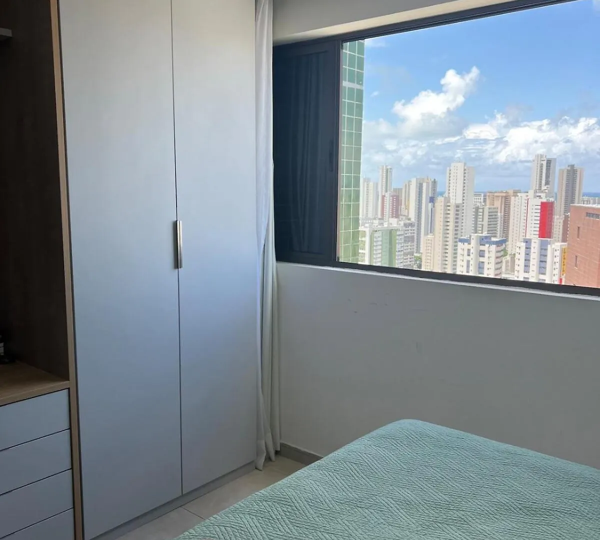 Apartment 2402 - Flat em Boa Viagem Praia, próx ao shopping, vista mar Recife